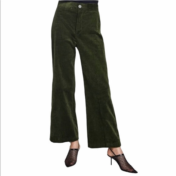 zara corduroy trousers 